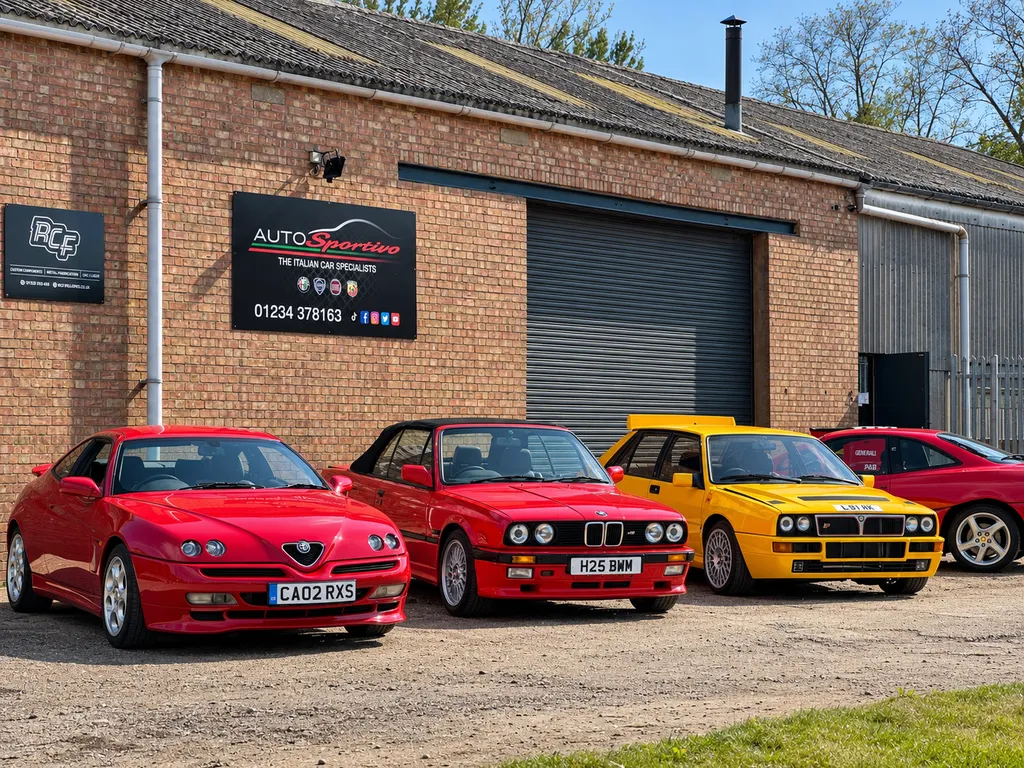 Cars on the forecourt at Auto Sportivo